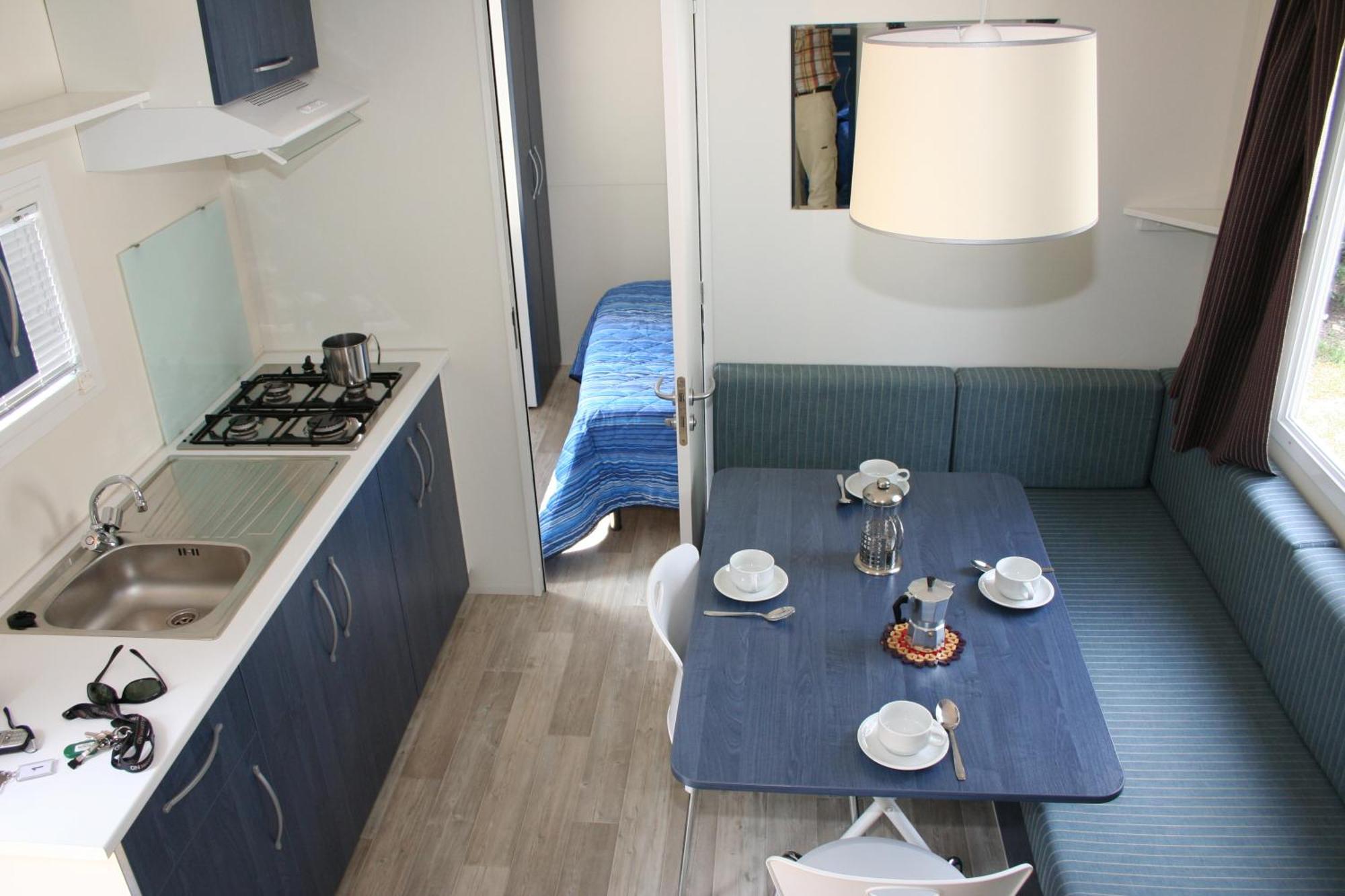Happy Camp Mobile Homes In Camping Village Baia Paradiso 바데시 외부 사진